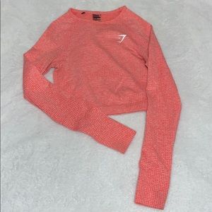 Gymshark viral seemless long sleeve crop top!